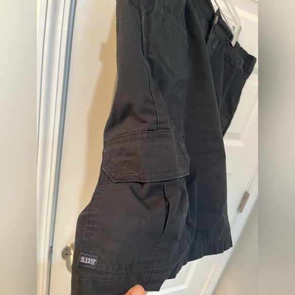 5.11 Tactical Mens Cargo Utility Shorts Size 40(Actual 38) Black Hiking Outdoor - Picture 10 of 14